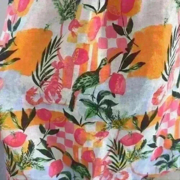 C&C CALIFORNIA | Women's Tropic Narrow Banded Braided Neckline LinenHal… - Picture 3 of 6